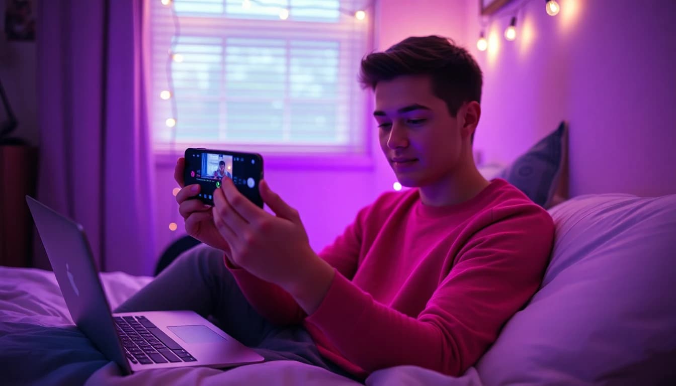 Free AI video generation tool open on a phone with no login screen in sight