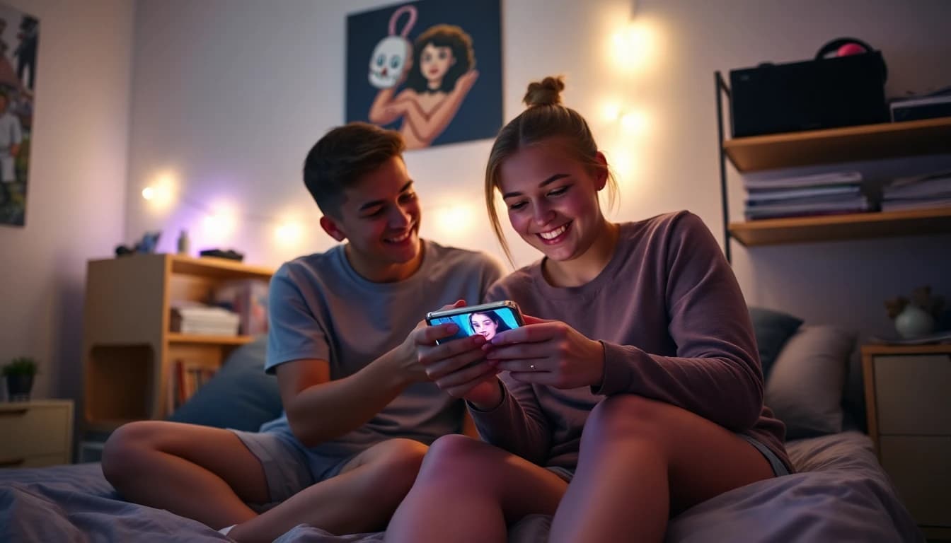 無料AI動画生成でクリップを生成した後にスマートフォンを持つ手