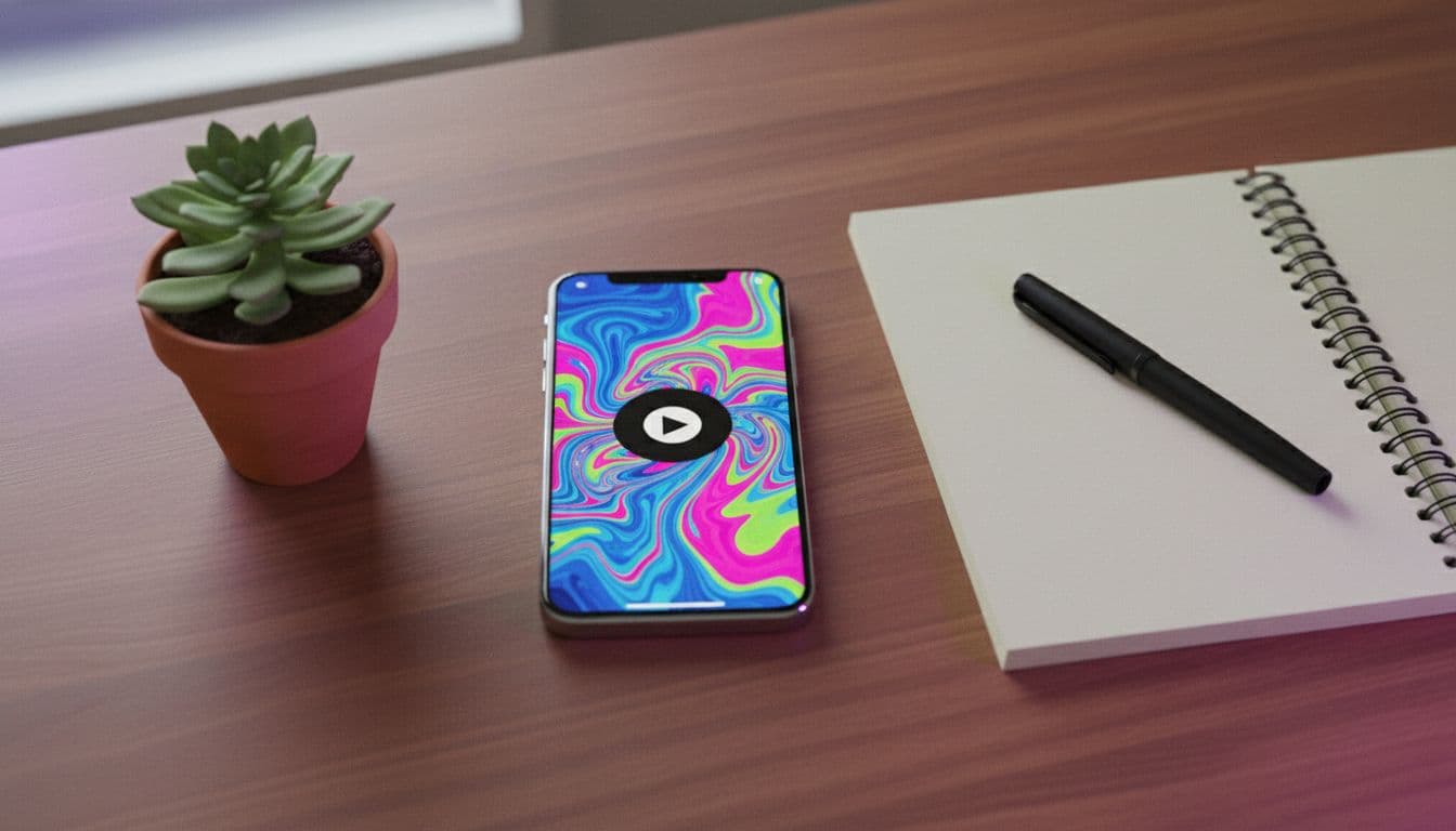 スマートフォン画面で並べて比較された無料AI動画生成モデルのアイコン